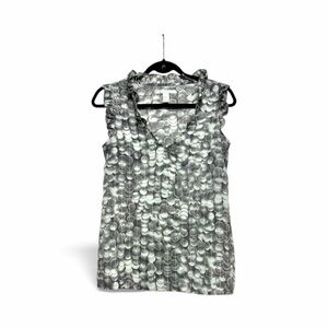 Ya Do ruffle Neck & Sleeve Blouse Sz XS